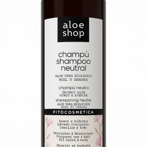 Shampoo Neutro Hidratante Aloe, Miel Y Onagra 500 ml.